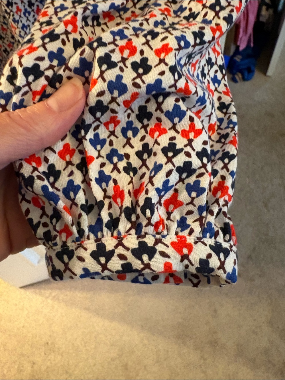 Boden Patterned Button-Front Blouse - Picture 8 of 16